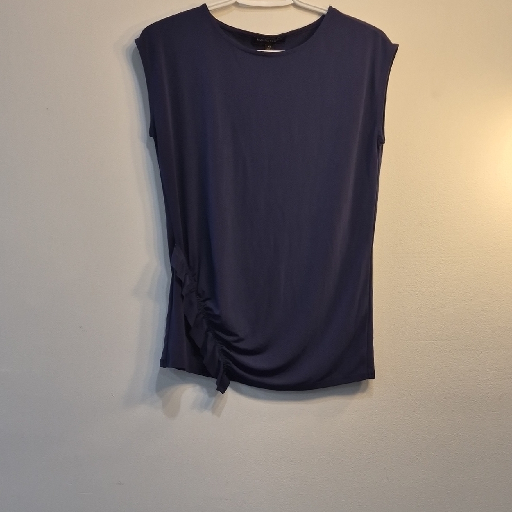 🌟 4 For 15 🌟Banana Republic Deep Navy Ruched-Side Sleeveless Tank